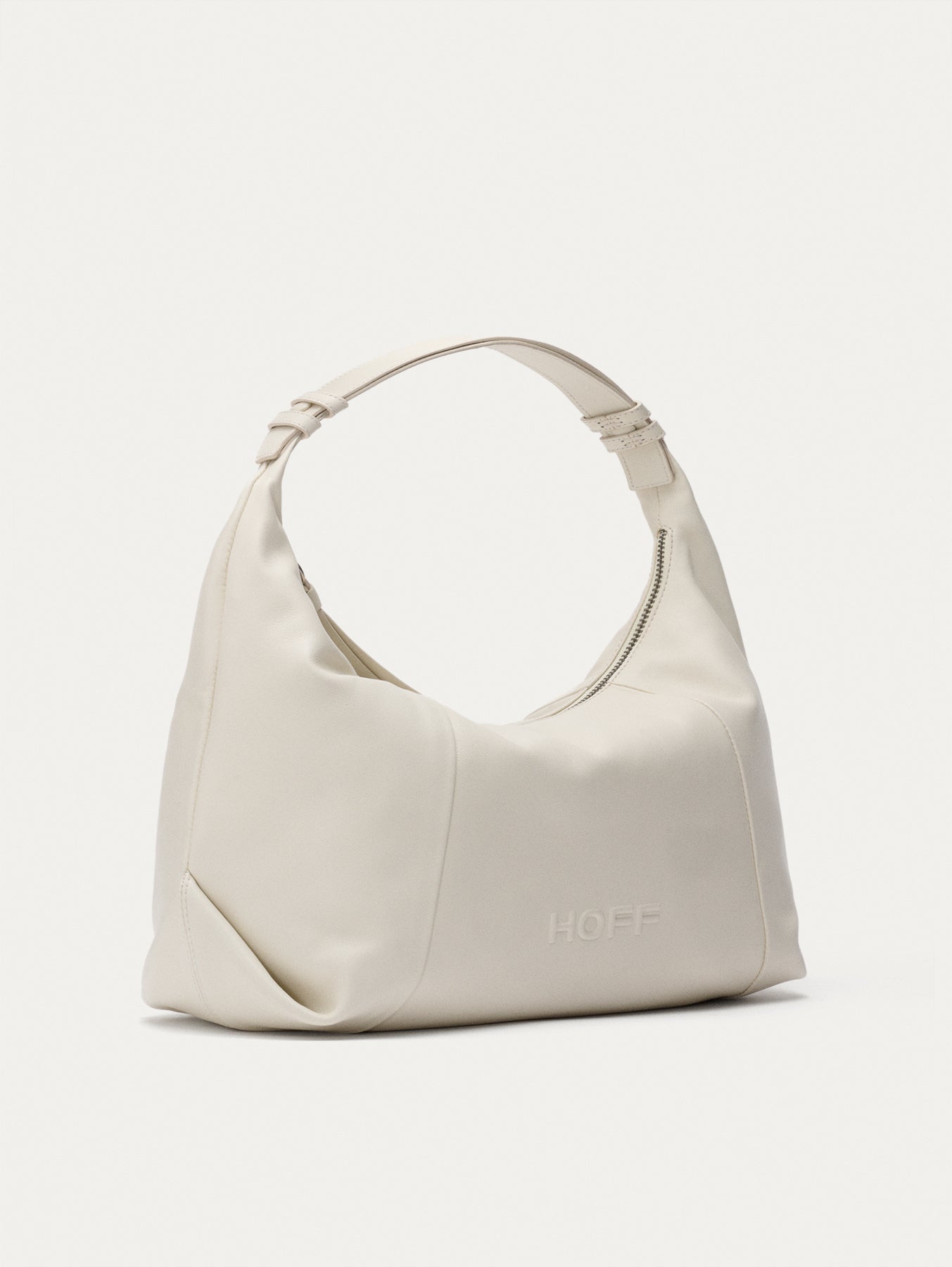 BOLSO HOBO PIEL MUSEUM OFF WHITE