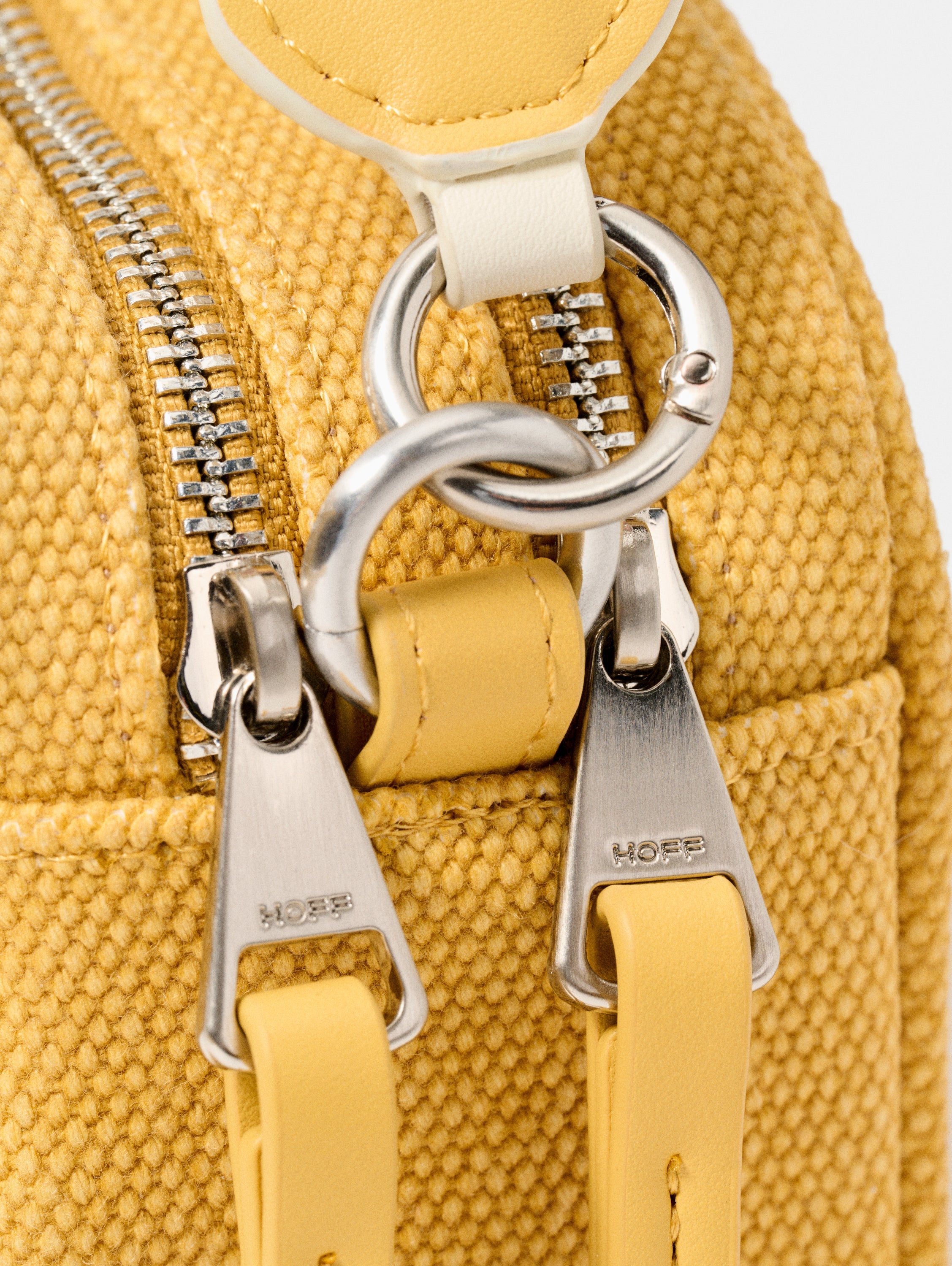 BOLSO BANDOLERA ASA DOBLE CANVAS CANNES AMARILLO