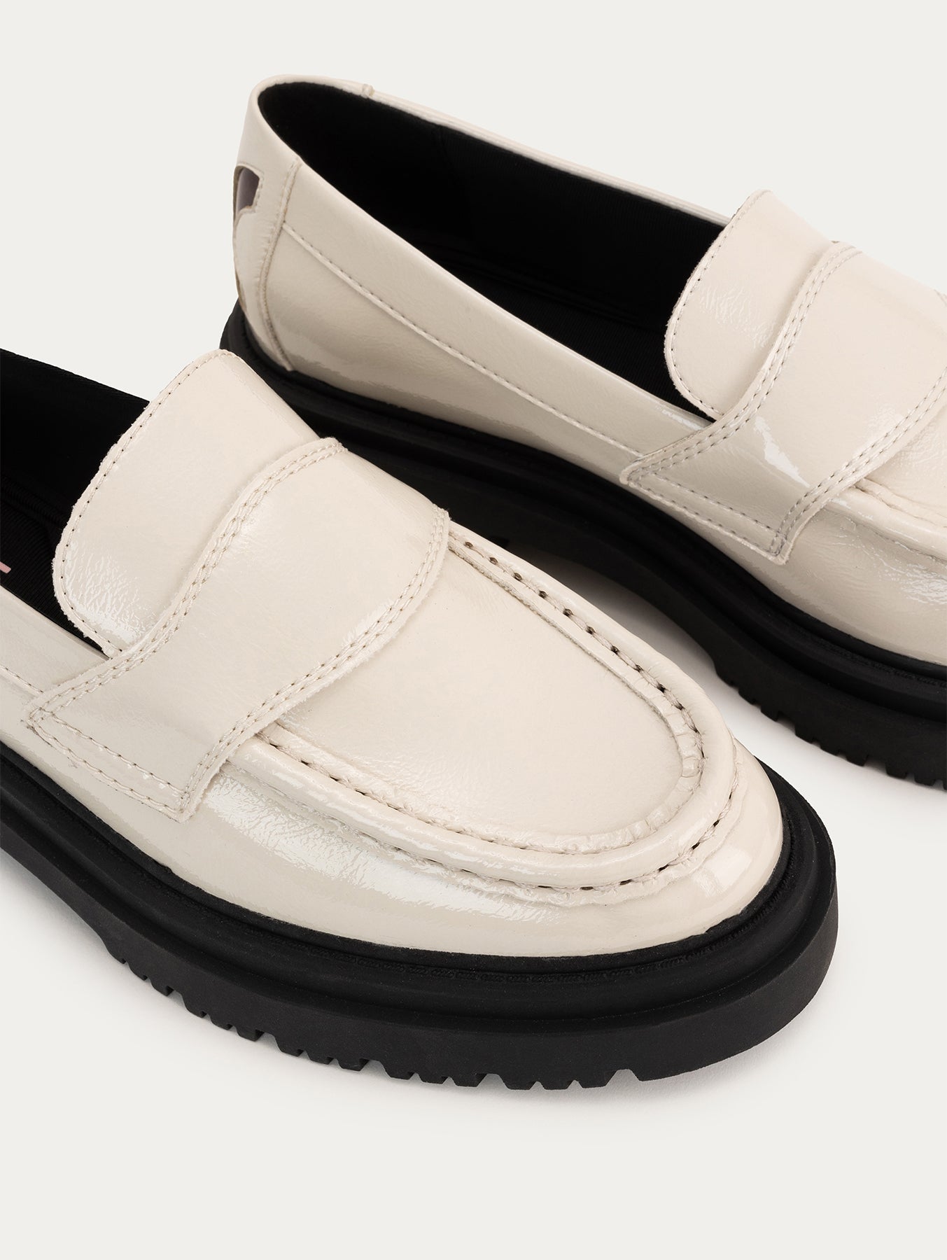 MOCASIN SCHOOL OFF WHITE