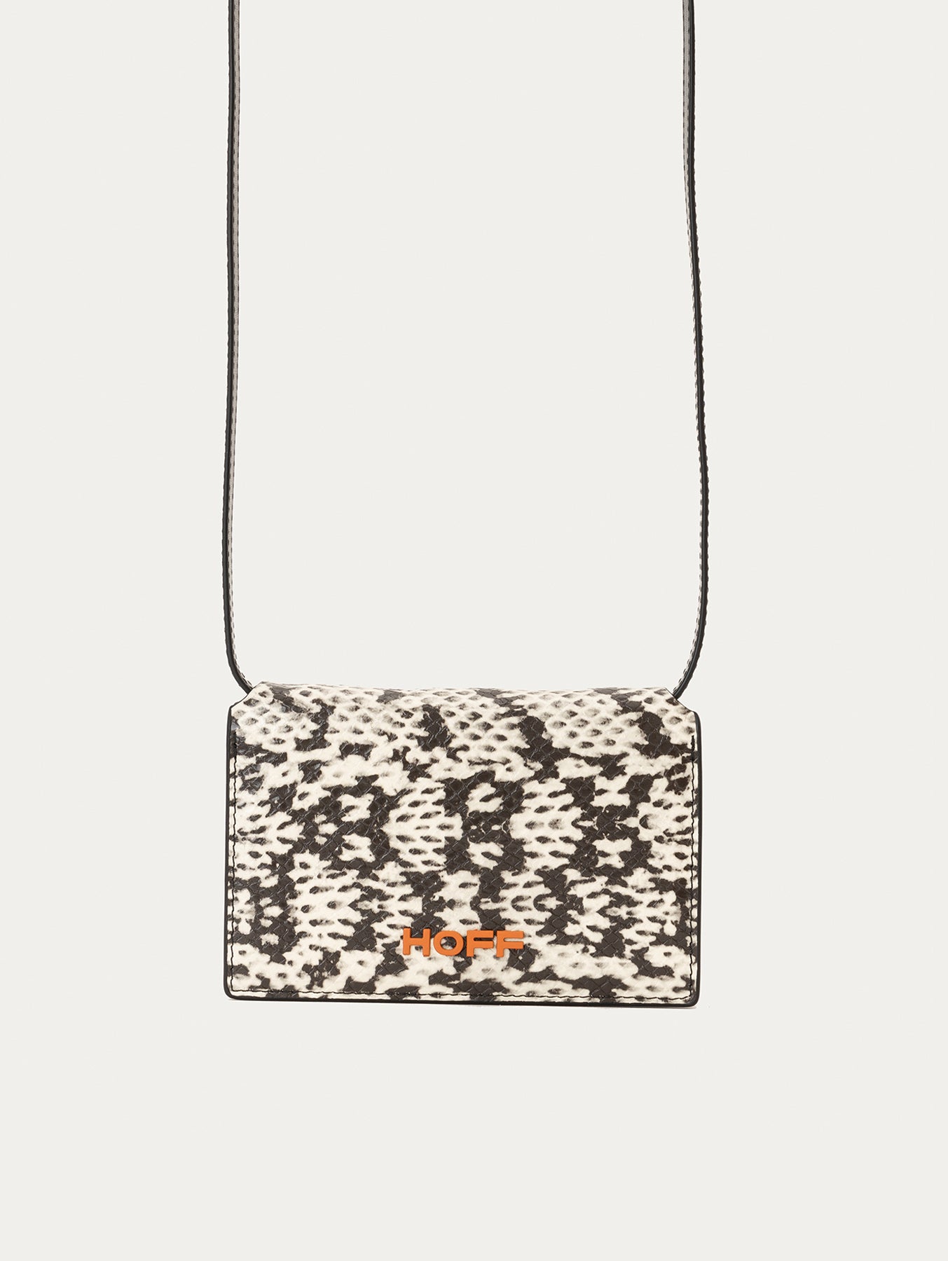 CARTERA CON CORREA ANIMAL PRINT OFF WHITE