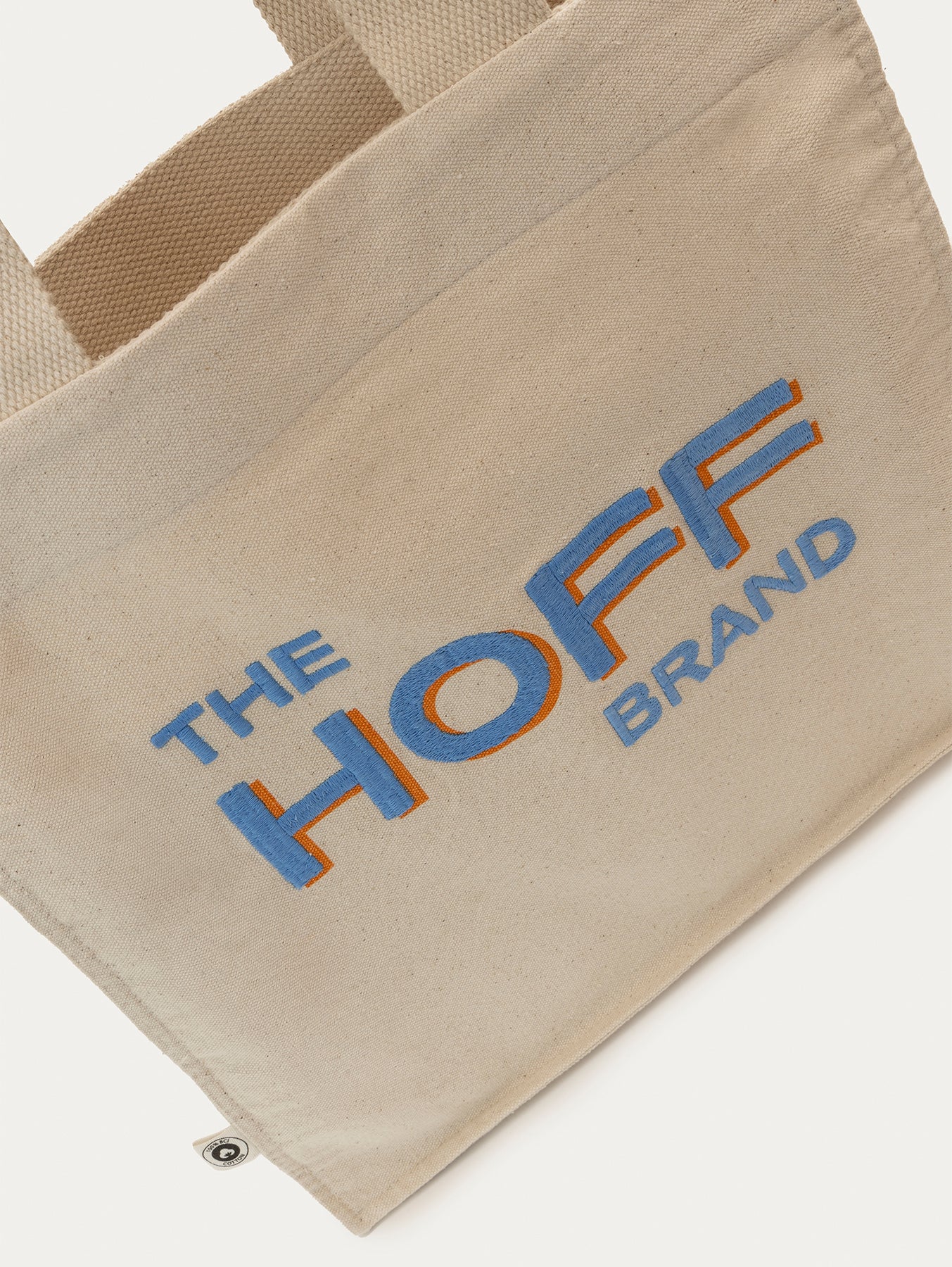 SHOPPER TEJIDO CON LOGO HOFF BORDADO BEIGE