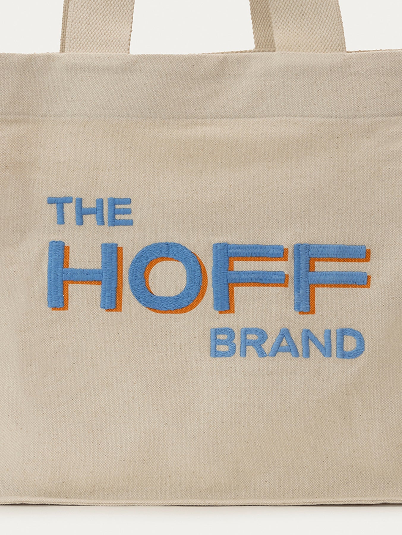 SHOPPER TEJIDO CON LOGO HOFF BORDADO BEIGE